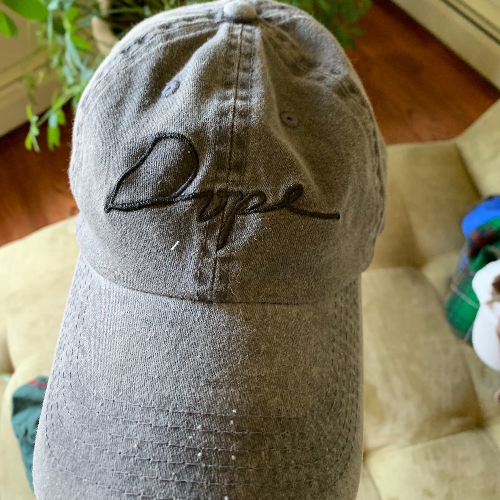 DOPE Gray Dad Hat